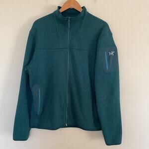 Arc'teryx Men's Covert Cardigan Sz XL Full Zip Alpenex Fleece Performance Blue